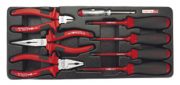 8Pc VDE Pliers & Screwdriver Tray