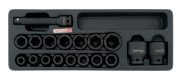 1/2"Dr Impact Socket Tray 18Pc