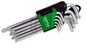 9Pce Long Ball TPX star key set T10-T50