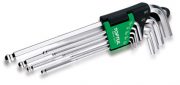 9Pce Long Ball Hex Key Set 1/16"-3/8"