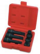 1/2"Dr spline impact socket bit set 6Pc