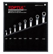 Double ring offset spanner set 8Pc 6-22mm