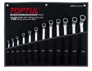 Double ring offset spanner set 12Pc 6-32mm