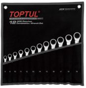 Ratchet Combination Spanner Set 12Pc 8-19mm