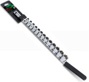 13PCS 3/8"DR. 6PT Socket Rail Set