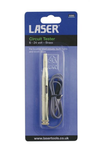 Circuit Tester - Brass 6 - 24 volt