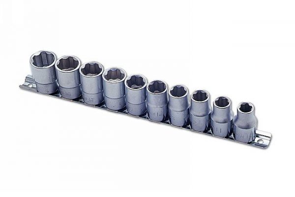 Socket Set - Pozitiv-lock 1/2"D 10pc