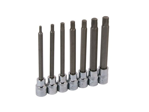 Spline Bit Set - 7pc 3/8in.Dr