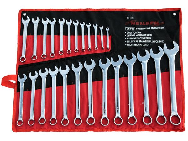 Combination Spanner Set - 25pc