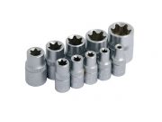 Star Socket Set - 10pc 1/4 - 3/8