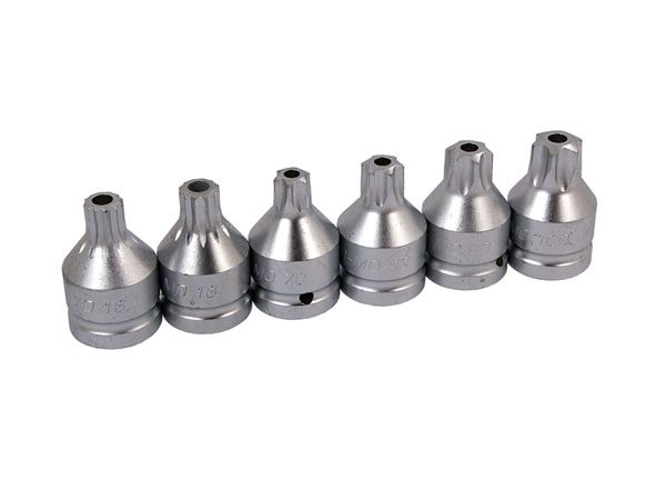 Star / Spline Bit Set - 6pc 3/4in.