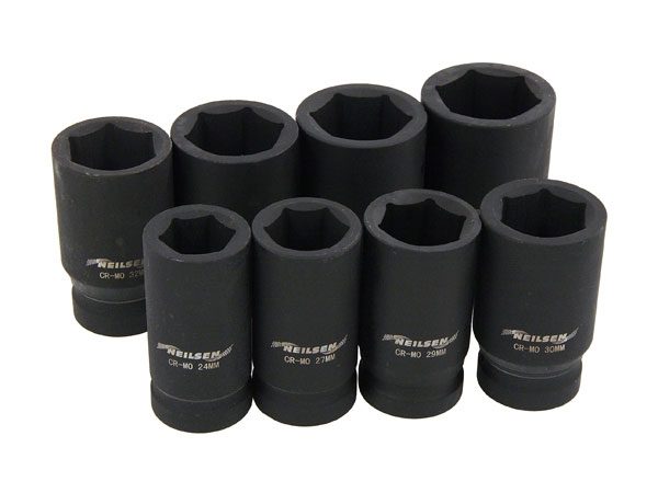 Impact Socket Set - 8pc 3/4in.Dr