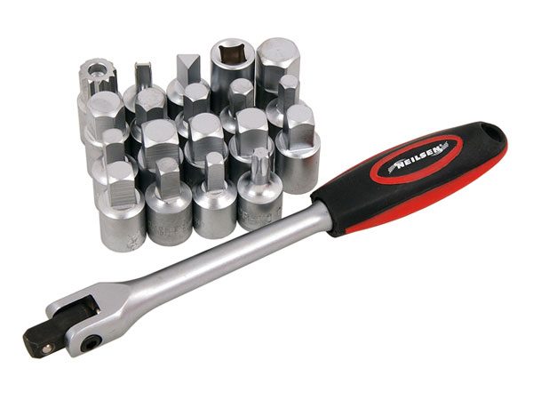 Oil Drain Plug Key Set - 20pc