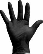 BLACK NITRILE GLOVES