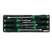 Go-Thru Screwdriver Set Tray 6pce