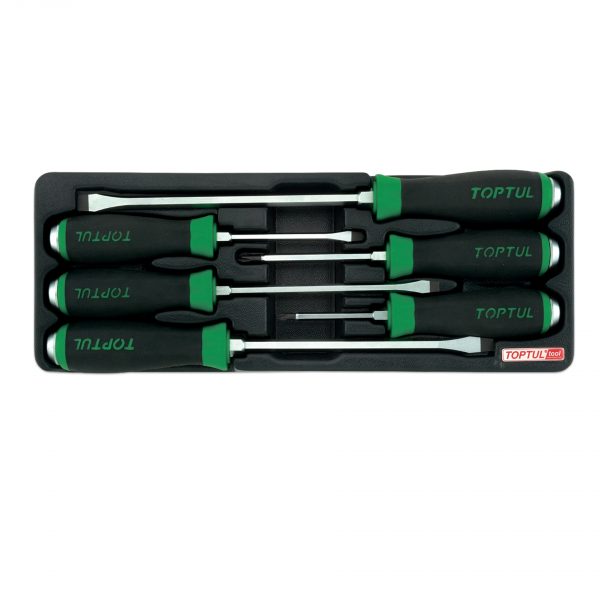 Go-Thru Screwdriver Set Tray 6pce